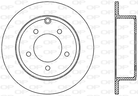 OPEN PARTS Тормозной диск BDR2370.10